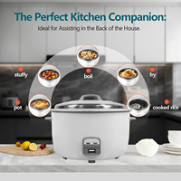 Cuisinière à riz commerciale pour restaurant, hôtel, cuisine, capacité de 10 L, grande capacité