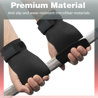 Entrenamientos Pull-ups Levantamiento de pesas WOD Gimnasia Crosstraining Palm Grips Protección de manos Empuñaduras de carbono para ajuste cruzado