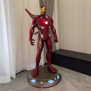 Sculptures de taille réelle de <span class=keywords><strong>Marvel</strong></span> Iron Man et Spider-Man, statues très détaillées <span class=keywords><strong>pour</strong></span> les collections et les expositions de fans - Product Image 5