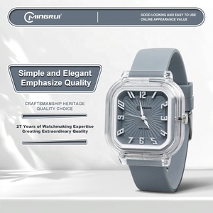 Nuevo <span class=keywords><strong>Reloj</strong></span> de Cuarzo <span class=keywords><strong>para</strong></span> <span class=keywords><strong>Niños</strong></span>, Diseño Original, Correa Suave de TPU, Cuadrado, Deportivo, Resistente al Agua, <span class=keywords><strong>para</strong></span> Estudiantes - Product Image 3