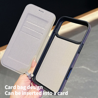 Étui de téléphone à support magnétique en cuir de luxe pour iPhone 17 Air 16 Pro Max 15 14 13 12 11 Pro étui de téléphone à béquille