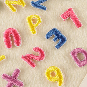 Duoku-Broderie numérique 0-9, patch autocollant, accessoires vestimentaires, badge, chaussures et chapeaux accesso - Product Image 4