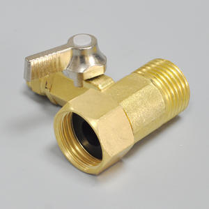 Robinet à bille en cuivre pur, raccord en T 4 à 2 pour purificateur d'eau, connecteur de tuyau de 1/2 pouce - Product Image 4