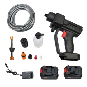 Idropulitrice Portatile Senza Fili, Lavatrice ad Alta Pressione con Batteria al Litio <span class=keywords><strong>24V</strong></span>, Elettro-idropulitrice per Pulizia Auto - Product Image 2