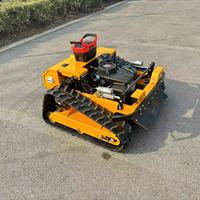 Tondeuse à gazon professionnelle télécommandée CE Euro 5, moteur essence, robot chenillé tout-terrain pour jardin