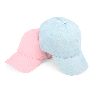 Casquette de baseball en jean de coton lavé à 6 panneaux, personnalisable avec logo brodé, ajustable, unisexe, style décontracté vintage, pour homme - Product Image 3