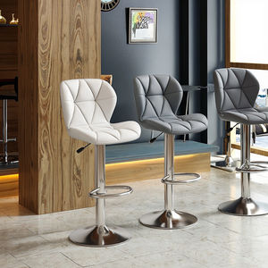 Chaises <span class=keywords><strong>de</strong></span> <span class=keywords><strong>bar</strong></span> personnalisées en usine, design commercial, en cuir, chaises <span class=keywords><strong>de</strong></span> <span class=keywords><strong>bar</strong></span> modernes <span class=keywords><strong>de</strong></span> style nordique, tabourets <span class=keywords><strong>de</strong></span> <span class=keywords><strong>bar</strong></span> pour cuisine, salle à manger, centre commercial - Product Image 4