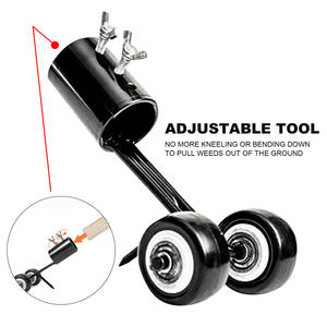 Outil de jardinage manuel à crochet à fentes réglable pour désherber avec une poignée confortable pour éliminer les mauvaises herbes tenaces - Product Image 2