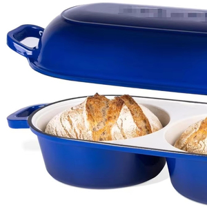 Horno Holandés <span class=keywords><strong>para</strong></span> Hornear <span class=keywords><strong>Pan</strong></span> <span class=keywords><strong>de</strong></span> Masa Madre, <span class=keywords><strong>Olla</strong></span> <span class=keywords><strong>para</strong></span> <span class=keywords><strong>Pan</strong></span> <span class=keywords><strong>de</strong></span> Hierro Fundido Esmaltado - Product Image 1