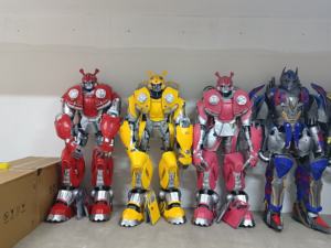 <span class=keywords><strong>Bumblebee</strong></span> rose transformateurs Robot mascotte Costume pour filles Robot habiller fête plaisir Bumble Bee Robot Costume Costume - Product Image 5