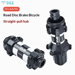 SeeMore Prêt à expédier : Moyeux de vélo avant/arrière à frein à disque, moyeux à axe traversant 12*100/142mm 24H, ensemble de moyeux pour VTT - Product Image 2