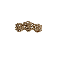 Pince à cheveux en acrylique pour femmes, attache de meuleuse des cheveux, en fleur de camélia Rose, grande griffe, 40x10.5cm, accessoires capillaires