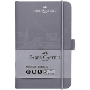 FABER CASTELL - CUADERNO 194 HOJAS A6 9X14 CM CUADRICULADO GRIS DAPPLE - Product Image 1