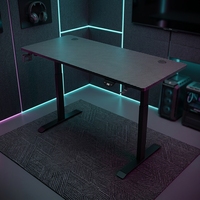Meubles de bureau, cadre de bureau réglable en hauteur électrique à moteur unique en métal, bureau extensible pour ordinateur