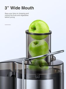 Electric Citrus <b>Juicer</b> 4-in-1 Powerful Wide Mouth Stainless Steel with Automatic Pulp Ejection for <b>Vegetable</b> Fruit Household Use - Product Image 2