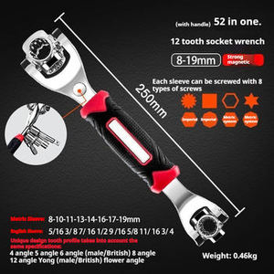 Multipurpose Tiger Wrench 48 in 1 Socket Wrench 360 Degree Rotation <b>Spanner</b> Work With Spline Bolts Torx Home Car Repair <b>Tool</b> - Product Image 5