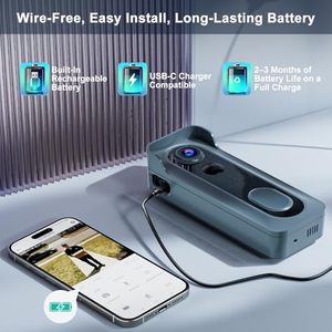 Cámara de Videoportero Inalámbrica Wifi Inteligente para el Hogar, 2MP, 1080p, Impermeable IP65, en Oferta - Product Image 3