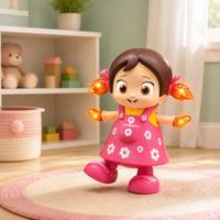 Vente en gros de jouets musicaux écologiques et recyclables pour filles, avec lumière et son, pour enfants de 3 ans et plus, cadeau d'anniversaire