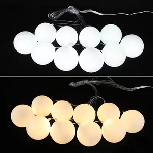 10 Lampu Chandelier Bulat Putih Susu untuk Dekorasi Langit-langit Hotel, Panggung, Pernikahan, Pesta, Lorong, dan Penunjuk Jalan - Product Image 4