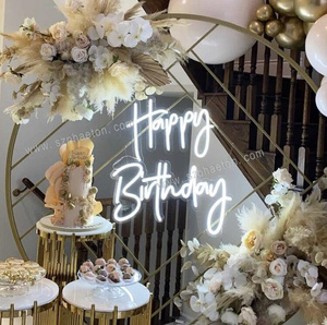 Wholesale Custom <strong>Led</strong> <strong>Neon</strong> Sign Happy Birthday <strong>Neon</strong> Letter <strong>Signs</strong> for Birthday Party Decorations Wall Decorations - Product Image 6