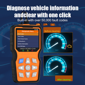 Lancol tự động Máy quét công cụ Chẩn đoán OBD2 đọc mã W/Pin Tester phát lại dữ liệu đa ngôn ngữ Pin khởi động thử nghiệm Meter - Product Image 4