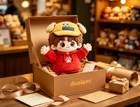 Peluche garçon personnalisée, personnage de dessin animé mignon, poupée en peluche douce, idéale pour cadeau d'entreprise, mascotte de marque, jouet en peluche garçon sur mesure