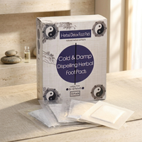 Patchs aux herbes pour les pieds, extrait de plantes traditionnelles, coussinets de soin des pieds, confort anti-froid et humidité, fournisseur OEM en gros