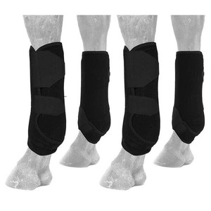 Bandages de protection pour pattes d'équidés professionnels, bottes de protection pour sabots de chevaux en néoprène hautement élastique, sacs équestres, fournitures d'équipement équestre - Product Image 1