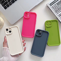 Coque de téléphone en silicone TPU antichoc et colorée pour iPhone 17 Air 15 16 14 13 Pro Max 12 11 Pro X XS MAX XR 6 7 8 Plus