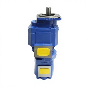 HUAMAO JHP2-1 Construction <b>Machinery</b> Gear Pump Twin Circuit Stable <b>Running</b> - Product Image 1