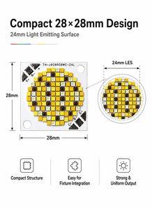 Émetteur LED IR haute puissance 350W 2824 5 couleurs, haute densité CRI 95, garantie 3 ans pour le tourisme culturel, <span class=keywords><strong>les</strong></span> visites nocturnes et l'aménagement paysager - Product Image 5
