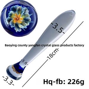 Excelente gran cristal falo sexo suministros palo nuevo recto Artificial femenino Yin masturbador para hombre excepcional placer - Product Image 6