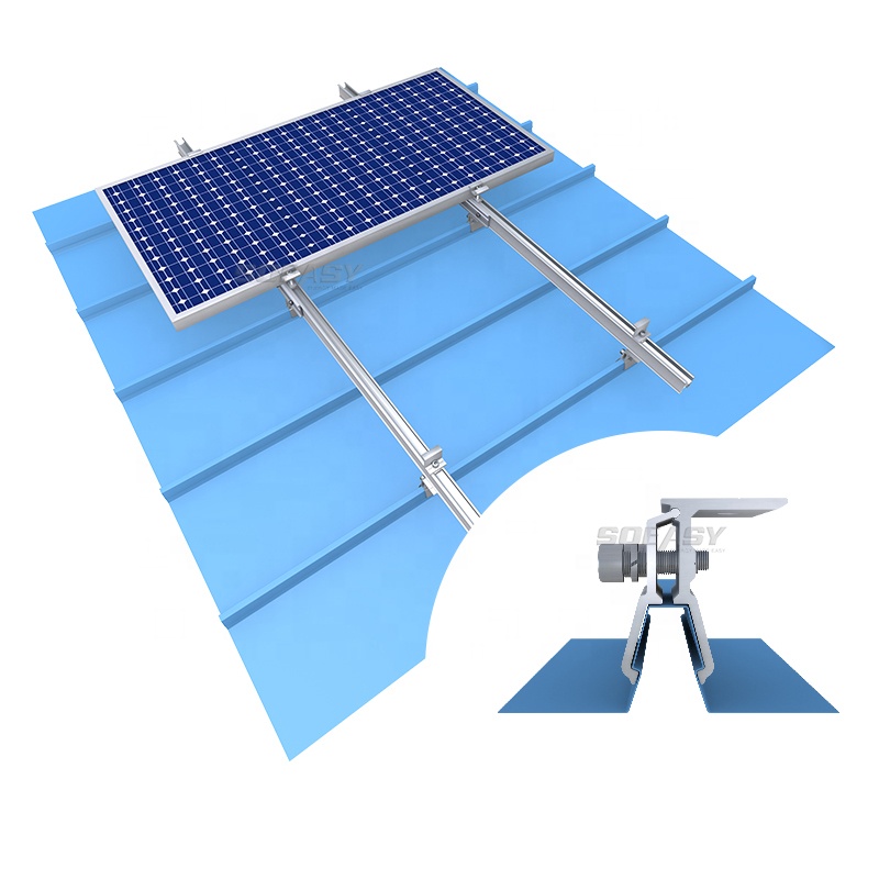 SOEASY PV металлическая крыша светильник на солнечной батарее-клипса для солнечной панели крыши кронштейн