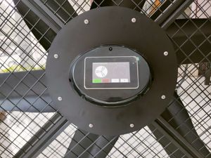 Latest Design Black Color Adjustable Speed Low Noise <b>Super</b> Energy <b>Saving</b> Motor Industrial Size 2m Movable Floor Fans for Church - Product Image 5