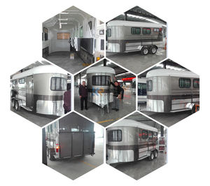 Remorque miniature pour logements mobiles, chariot à chevaux, galvanisée à chaud, avec système de charge à trois angles avancé et flottants standard, en promotion - Product Image 6