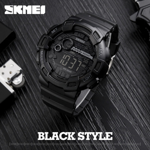 Montre de sport unisexe <span class=keywords><strong>SKMEI</strong></span> <span class=keywords><strong>1243</strong></span> à affichage numérique, étanche, style décontracté simple, montres de créateur - Vente chaude - Product Image 3