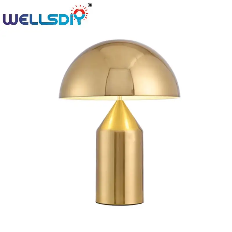Wells Hot Sales Luxury Metal Restaurant Study Touch Control Classic Decorative Living Room LED Table Lamp
