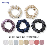 Scrunchies en Soie Personnalisés en Gros avec Impression de Logo – Bandeaux Cheveux en Soie Satinée de Luxe