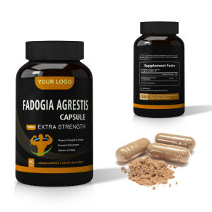 Cápsulas de Extracto de Fadogia Agrestis de 500 mg, Suministro de Fábrica, OEM, Cápsulas de Tongkat Ali y Fadogia Agrestis - Product Image 1