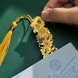 Marcapáginas Metálico Vintage con Diseño de Pintura al Óleo de Van Gogh, Marcapáginas Metálico Calado, Clásico, Cultural, Recompensa para Estudiantes, Regalo de Graduación - Product Image 3