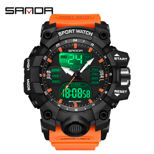 SANDA 6126 Multi-function Shock-Proof <strong>Watch</strong> <strong>for</strong> Men <strong>Outdoor</strong> Sports Waterproof Electronic <strong>Watch</strong> Wristwatch Man Digital <strong>Watch</strong> - Product Image 5