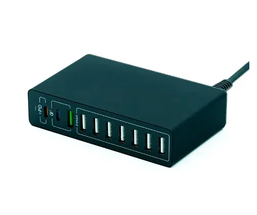 Directo de fábrica Puertos múltiples 10 USB Home Hub Cargador Escritorio Teléfono inteligente Estación de carga USB múltiple