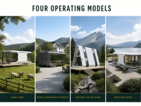 Maison triangulaire préfabriquée en aluminium de style A-frame emblématique avec loft, cabane de glamping de luxe pour appartement, boutique, atelier et villa