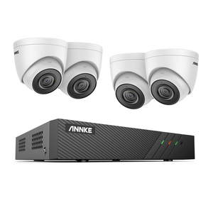 ชุดกล้องวงจรปิด ANNKE 2MP IP สำหรับภายนอกอาคาร กันน้ำ พร้อมระบบ NVR 8CH H.265+ PoE ระบบรักษาความปลอดภัย - Product Image 1