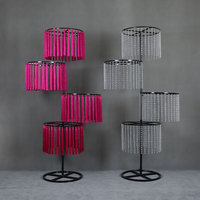 Nouvelle Rideau de Perles de Cristal Chinoises Style Chinois pour Décoration de Scène de Mariage et Plafond, Fournitures d'Événements en Gros