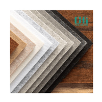 Panel Akustik Polyester Tahan Api 9mm Bahan Penyerap Suara Panel Akustik 12mm Tipe Halus PET Kustom