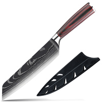 Couteau Kantetsu professionnel de haute qualité en acier inoxydable de 8 pouces avec lame ultra-affûtée, parfait pour couper le poisson et la viande