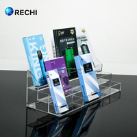 RECHI Direct Meuble de rangement multifonctionnel en acrylique pour fournitures de bureau et d'archives, avec serrure, pour bureau