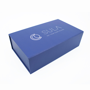 Custom Blue High Quality Magnetic Gift <b>Box</b> for Tea Kitchenware Wine <b>Bottle</b> Opener UV Coating and Embossing Reliable Supplier - Product Image 4