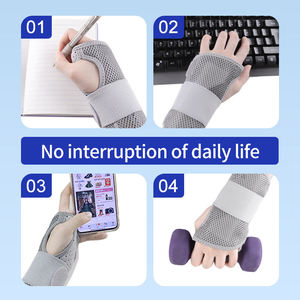 Órtese de Punho Ajustável com Talas, Suporte de Compressão para Mão para Síndrome do Túnel do Carpo, Artrite, Tira de Velcro para Homens e Mulheres - Product Image 5